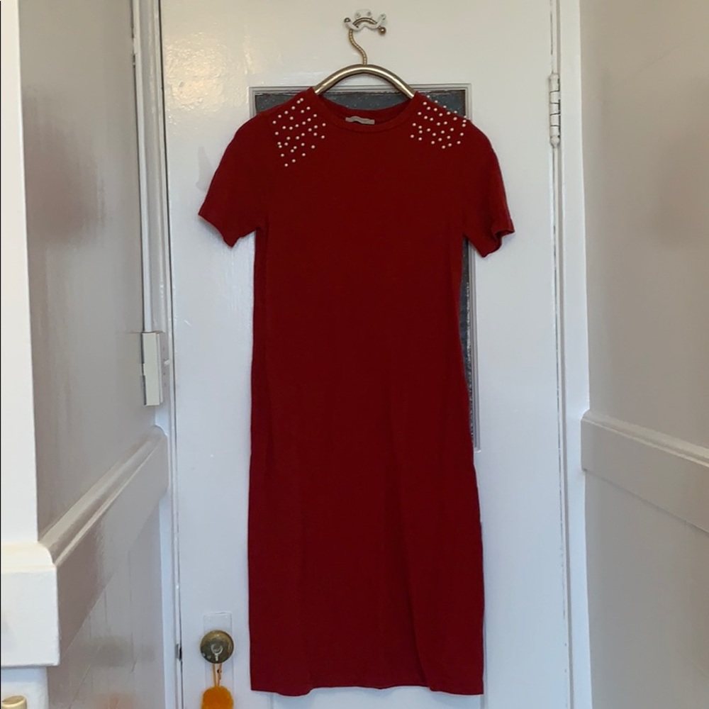 Embellished Pearl Dress